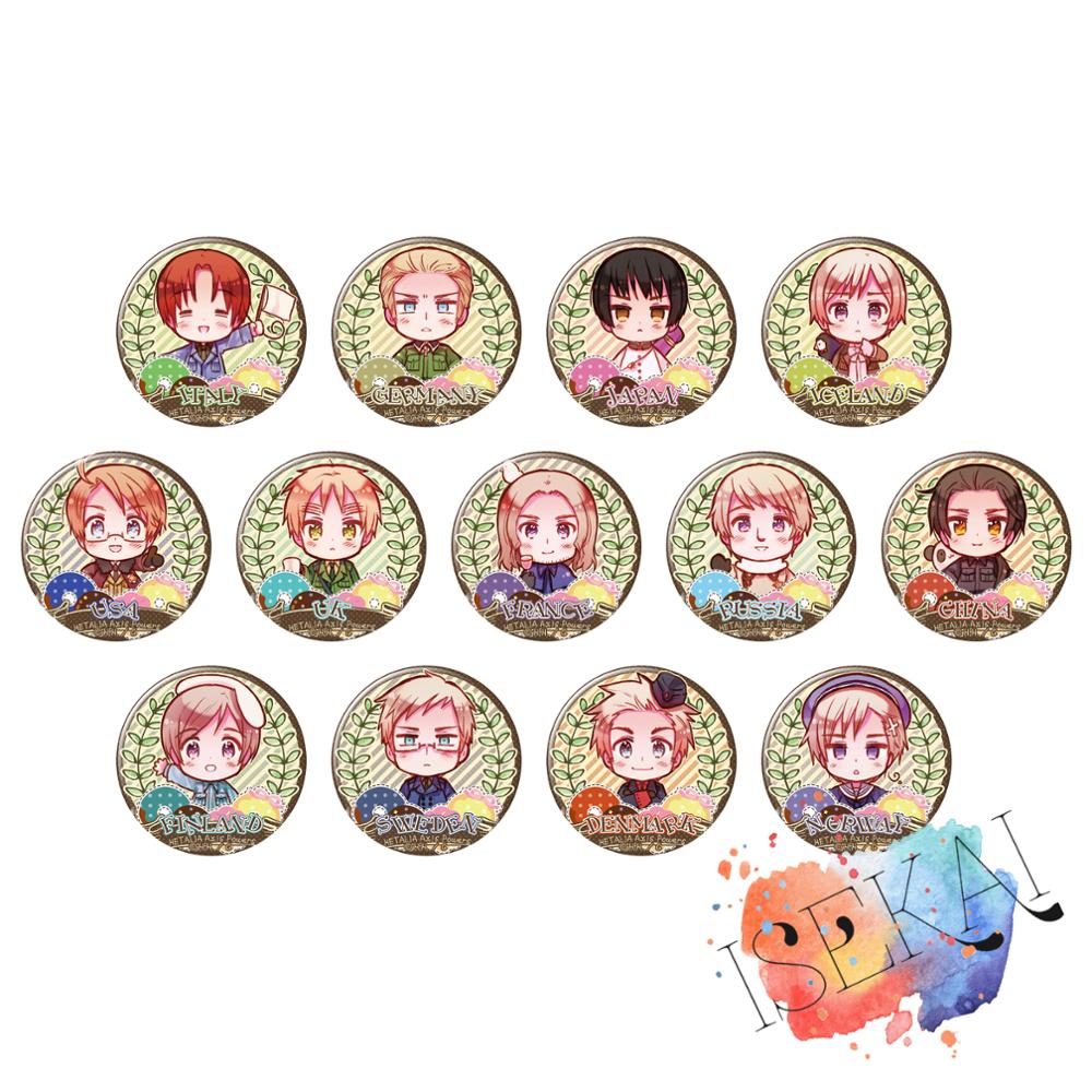 Embroidery Australia - 50 мм Axis Power HETALIA World