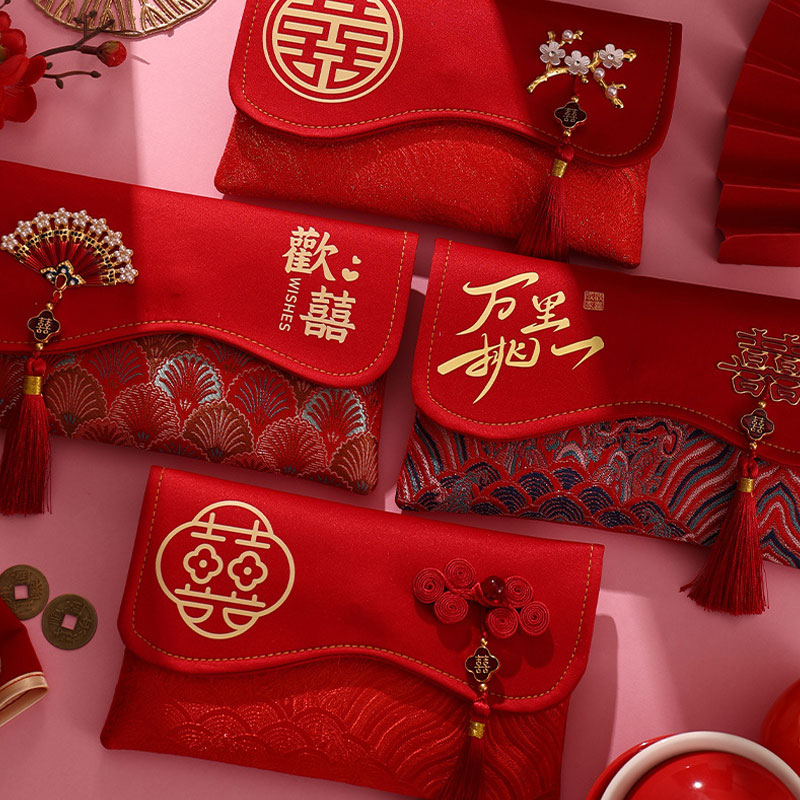 2 шт. парчовая ткань с вышивко – обзор и цена Embroidery Red