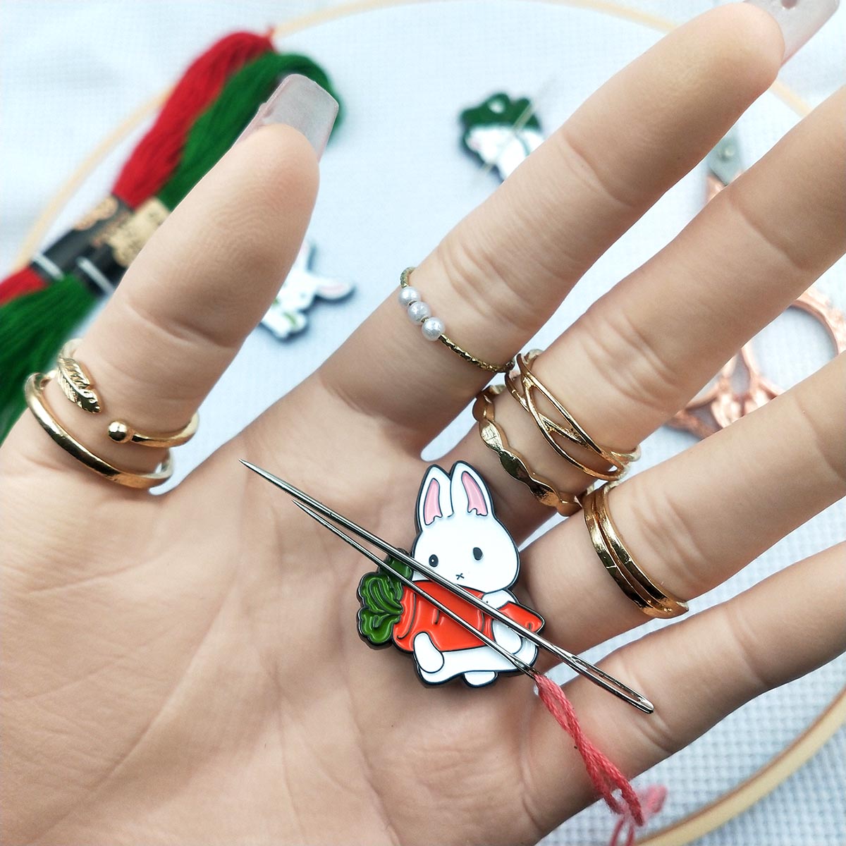Игольница Кролик, кролик, держ – обзор и цена Needle Minder Magnet