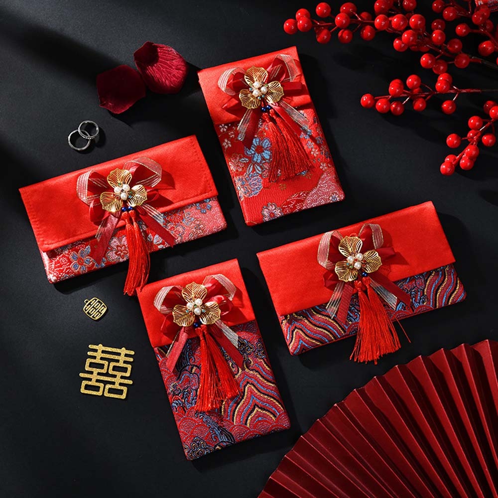 Новогодний красный конверт-хун – обзор и цена Embroidery Red