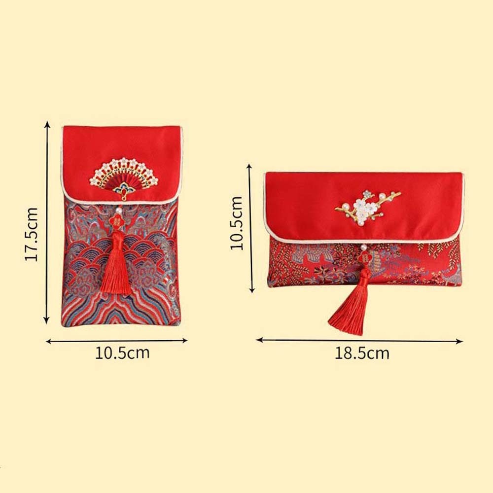 Новогодний красный конверт-хун – обзор и цена Embroidery Red