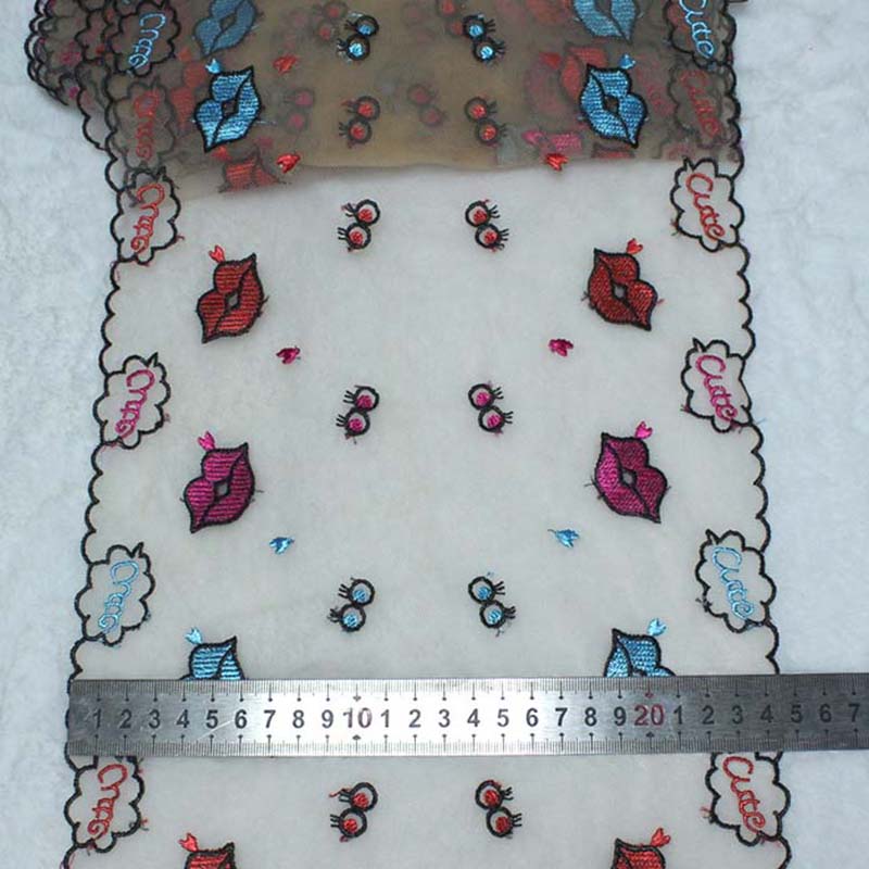 20 ярдов двухцветного кружевно – обзор и цена Embroidery Lips