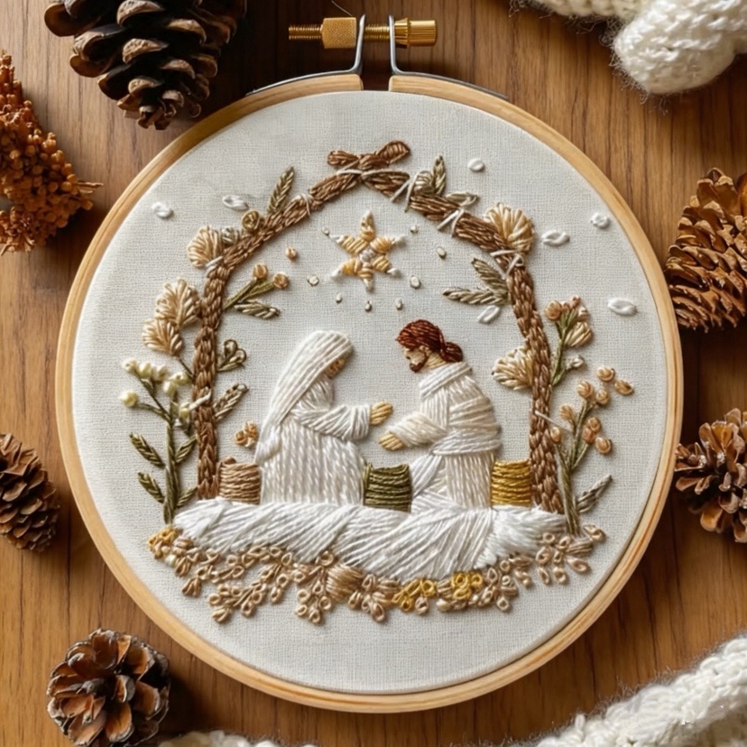 Набор для рождественской вышив – обзор и цена Embroidery X Stitch