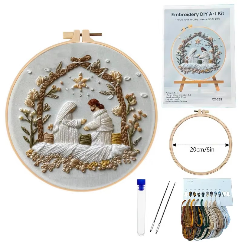 Набор для рождественской вышив – обзор и цена Embroidery X Stitch