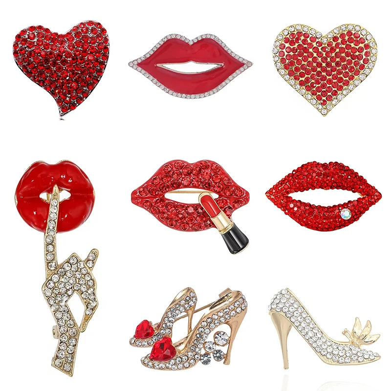 1 шт., брошь в форме королевы  – обзор и цена Embroidery Lips