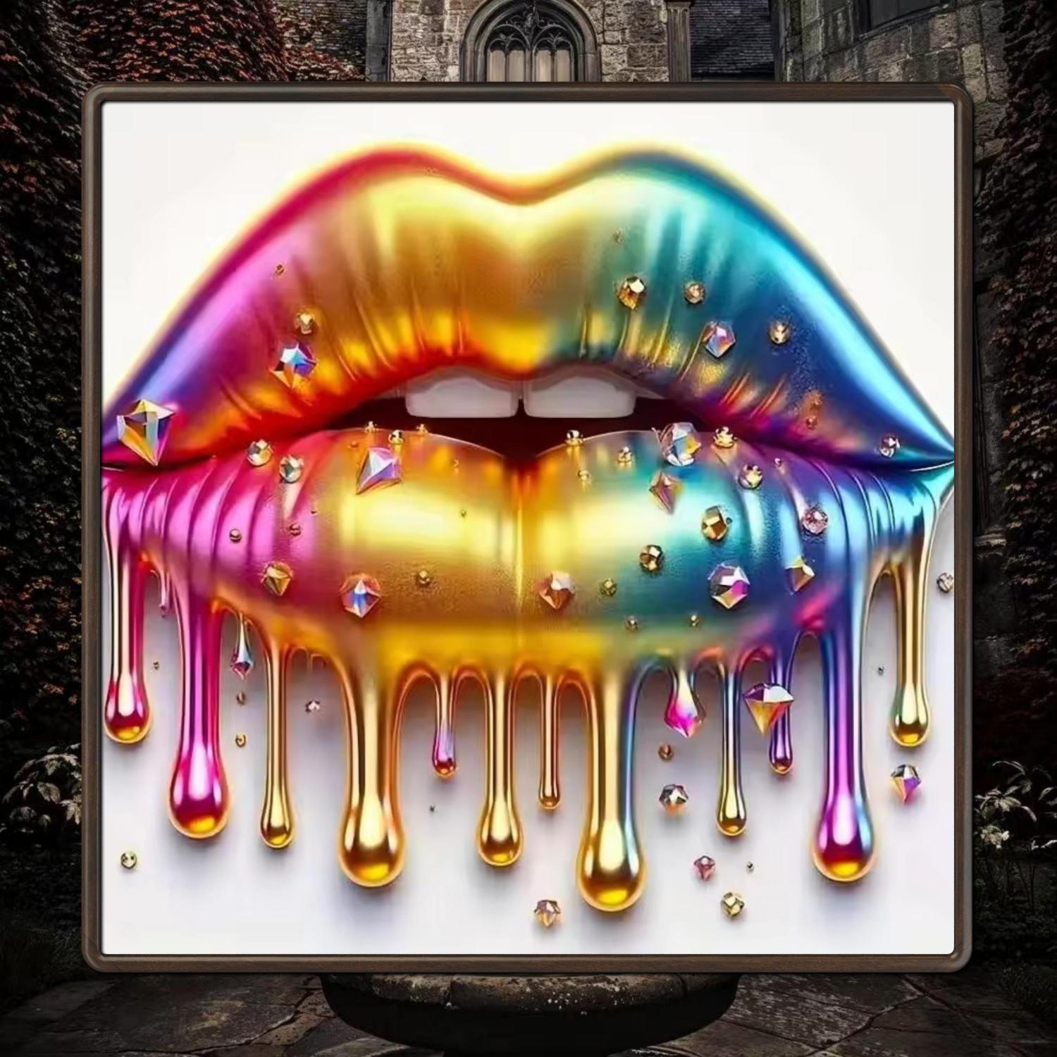 Алмазная вышивка EverShine: Гу – обзор и цена Embroidery Lips