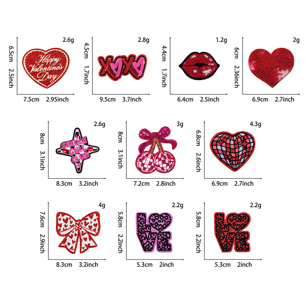 10 шт./компл., новинка 2026 го – обзор и цена Embroidery Lips