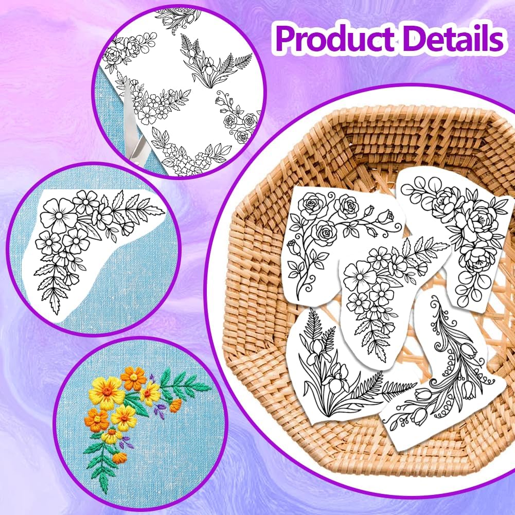 Предварительно напечатанная бу – обзор и цена Embroidery Sheet