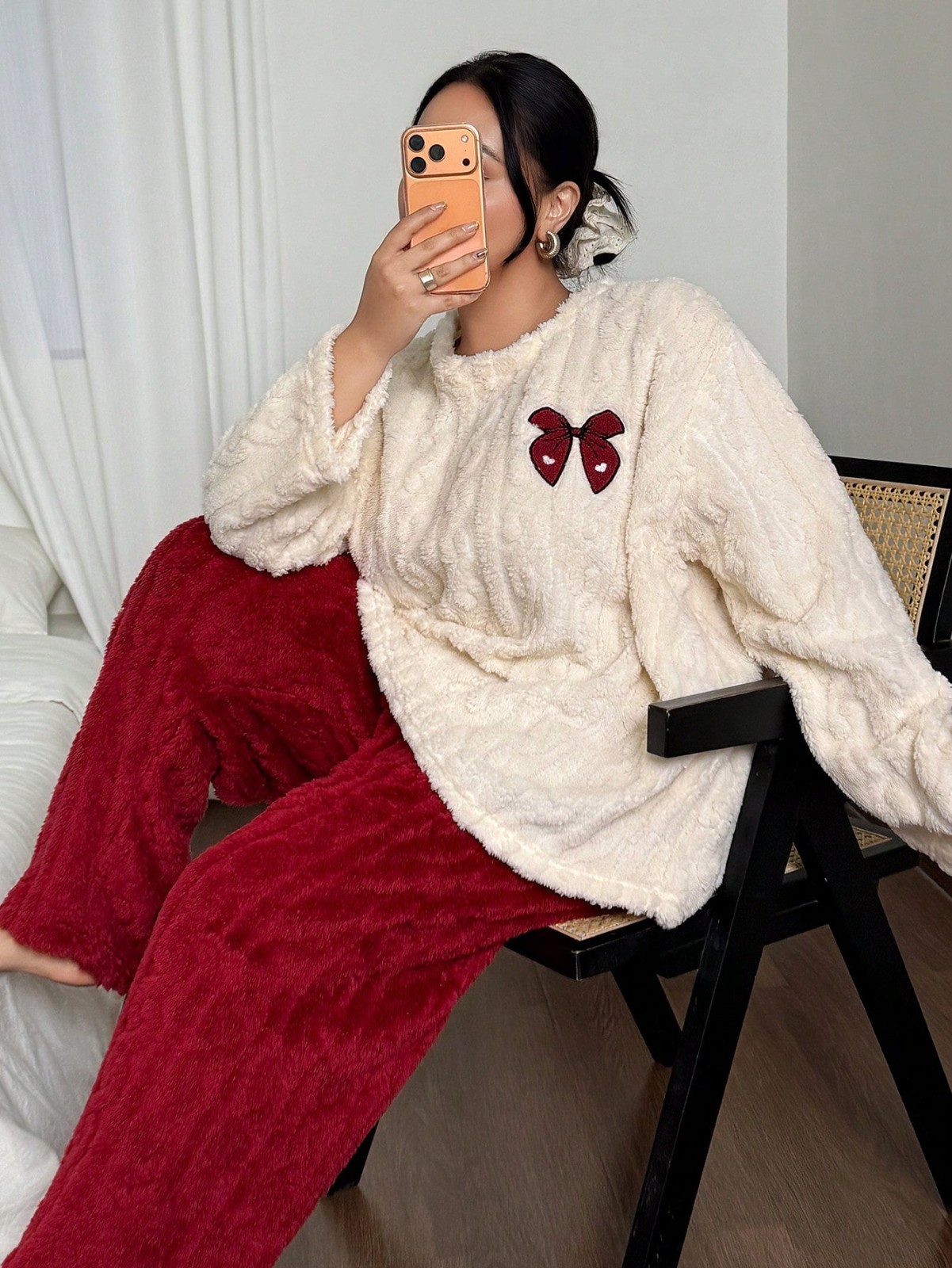 Женские пижамы больших размеро – обзор и цена Embroidery Red
