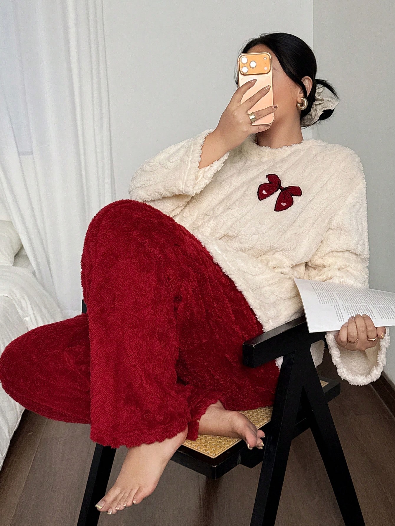 Женские пижамы больших размеро – обзор и цена Embroidery Red